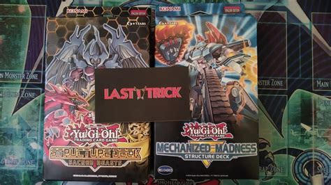 Yu Gi Oh Unboxing Structure Deck Mechanized Madness And Sacred Beasts