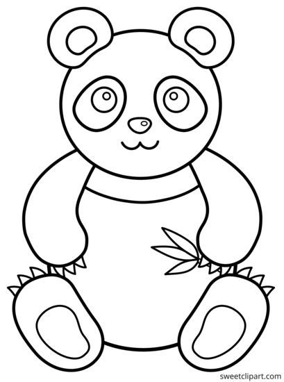 Panda Bear Pictures Printable Coloring Pages