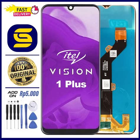 Jual LCD Itel Vision 1 Plus Original Touchscreen Fullset Compatible For