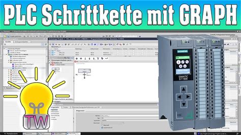 Plc Schrittkette Mit Graph Tia Portal Tw Youtube