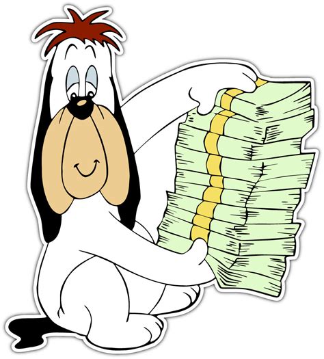 Droopy Dog Im So Happy Funny Cartoon Vinyl Sticker Decal Wall Sizes