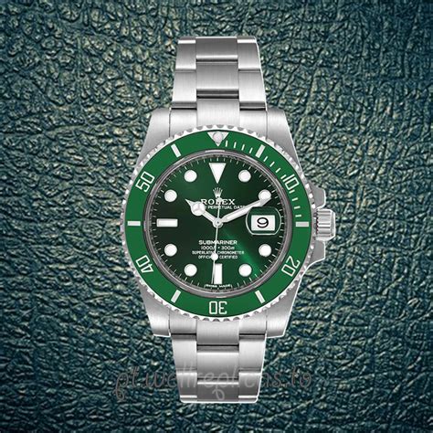 Rolex Submariner 116610LV Masculino Mostrador Verde Automático Tom