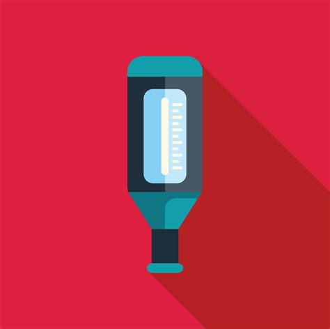 Digital Medical Thermometer Measuring Temperature On Red Background 49776007 Vector Art At Vecteezy