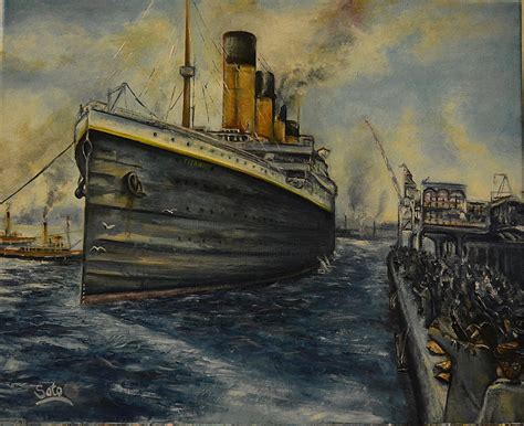 Titanic, Painting by soto-cozar | Artmajeur