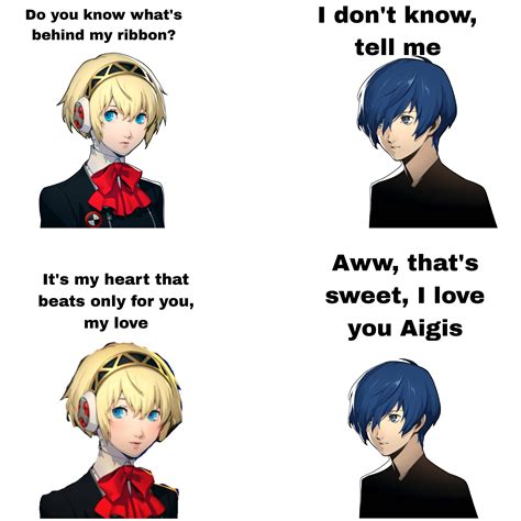 What's really behind ribbon? : r/OkBuddyPersona