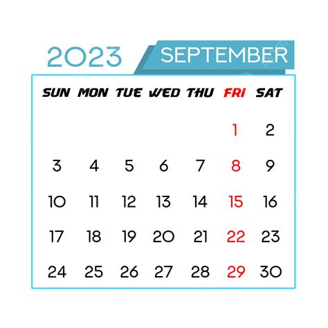 Desain Kalender September 2023 Kalender September 2023 Desain