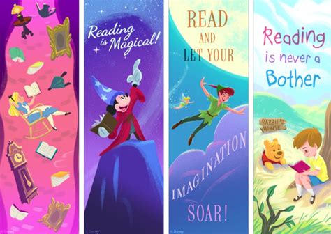 Disney Bookmarks Printable - Printable Templates