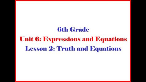 Illustrative Mathematics Grade Unit Lesson Morgan Youtube