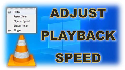 How To Adjust Playback Speed In Vlc Media Player Youtube