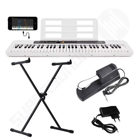 Kit Completo Teclado Casiotone Ct S Preto Cassio Suporte Em X Capa