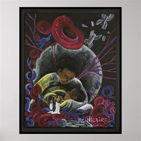 Need Not Suffer Alone Sickle Cell Art Print Zazzle