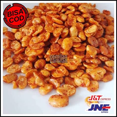 Jual Kacang Koro Kupas Balado 250 Gram Snack Kiloan Cemilan Camilan