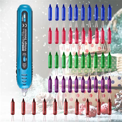 Allsun Christmas Light Tester Non Contact Voltage Tester50 Pieces Mini
