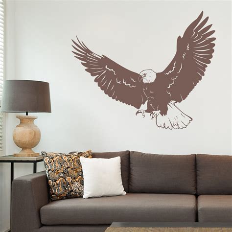 Realistic Eagle Wall Decal Eagle Decal, American Bald Eagle, Eagle Wall ...