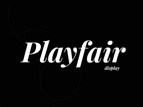 Playfair Display Font