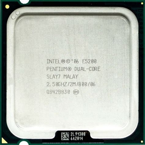 Ntel Pentium Dual Core E Ghz M Slay Masa