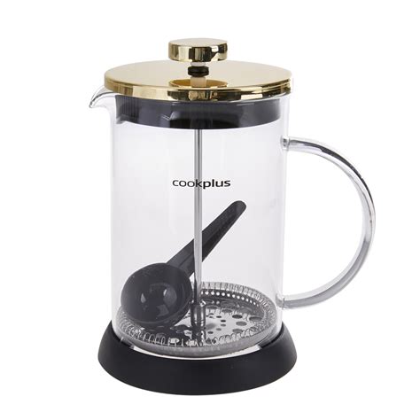 Cookplus Coffee Bean French Press Gold Ml Emsan