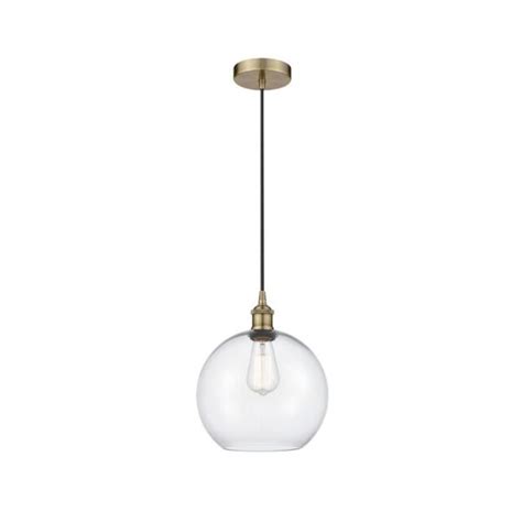 Innovations Lighting 616 1P AB G122 10 Edison Athens Mini Pendant