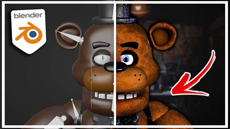 The Secret To Recreating Fnaf Renders In Blender Youtube