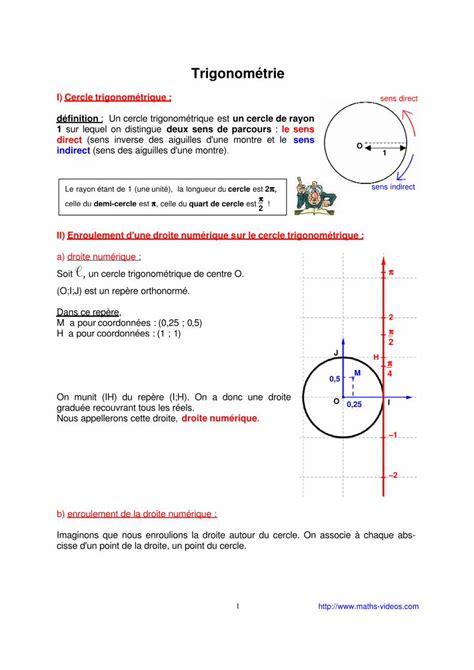 PDF trigonométrie 2nde DOKUMEN TIPS