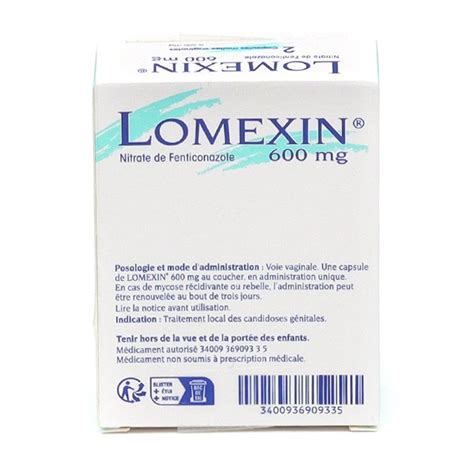 Lomexin Mg Capsule Vaginale Mycose Vulvaire Ovule Antifongique