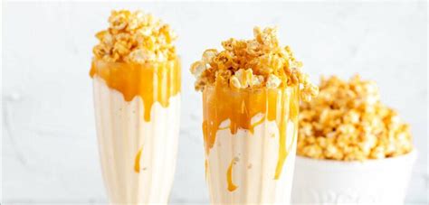 Salted Caramel Popcorn Milkshake • Cass-Clay® Creamery