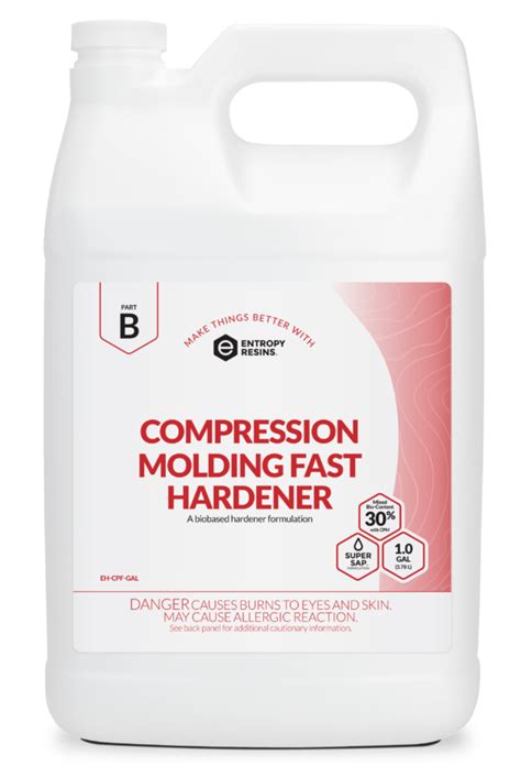 Compression Molding Fast Hardener Entropy Resins