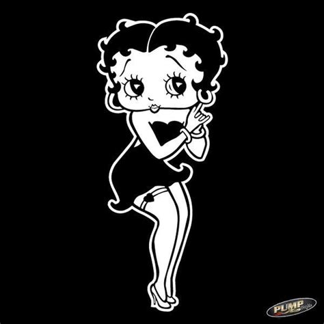 Betty Boop Vinyl Auto Decals 3pack Free Shipping Etsy