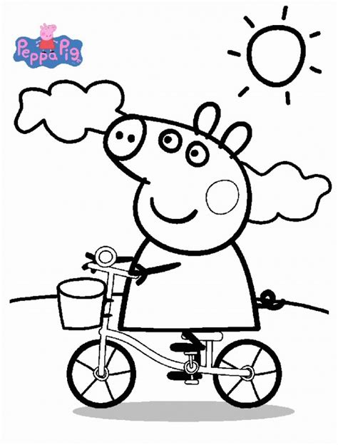 Coloriage Peppa Pig Dessin Gratuit Imprimer