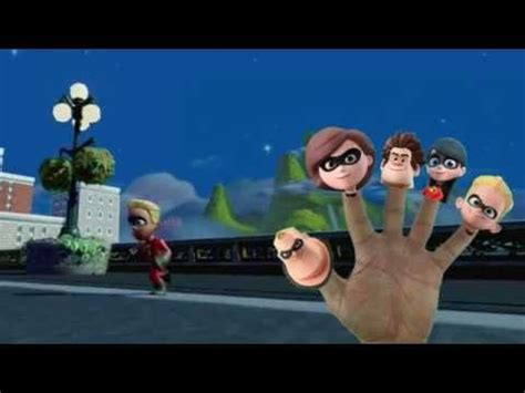 3D The Incredibles Finger Family - YouTube | The incredibles, Finger family, Baby finger