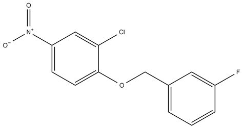 3 Chloro 4 3 Fluorobenzyloxy Nitrobenzene CAS No 443882 99 3