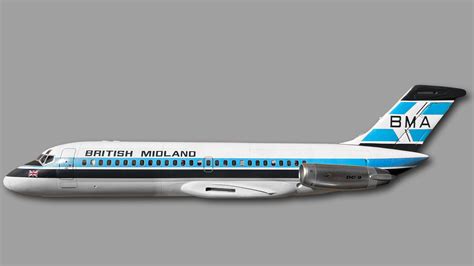 BMI DC9 10 1 144 AUTHENTIC AIRLINER DECALS