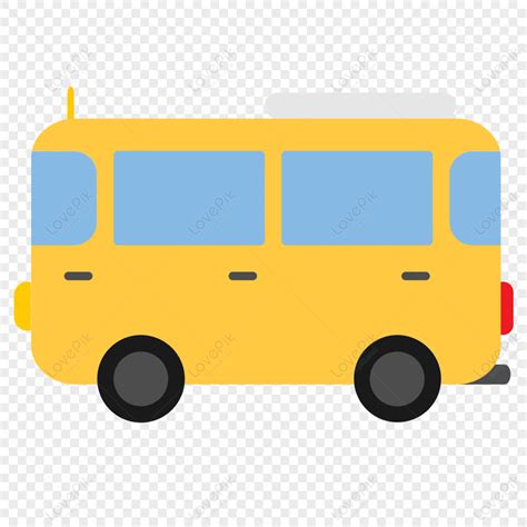 Vehicle Bus Icon Free Vector Illustration Material Material Icon