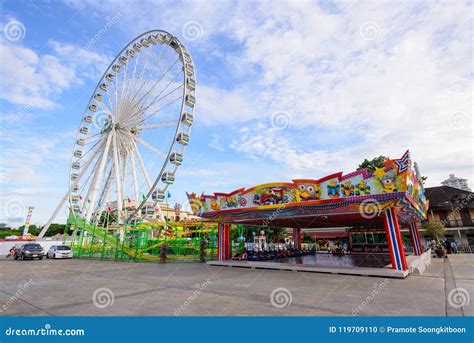 Ferris Wheel In Carnival Park Editorial Image Image Of Wheel Travel