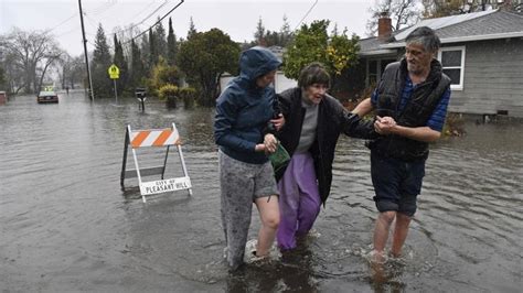 Epic Flooding Leads To Water Rescues And Highway Closures In California