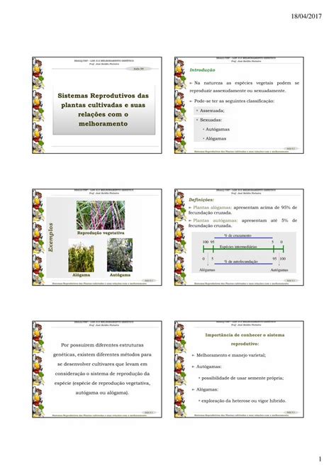 PDF Aula4 1 Ppt Modo De Compatibilidade Genetica Esalq Usp Br