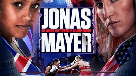 Record Mikaela Mayer Vs Natasha Jonas Ibf Title Fight