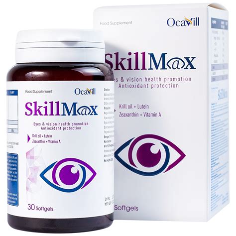 Skillmax Ocavill viên uống hỗ trợ tăng cường thị lực 30 viên