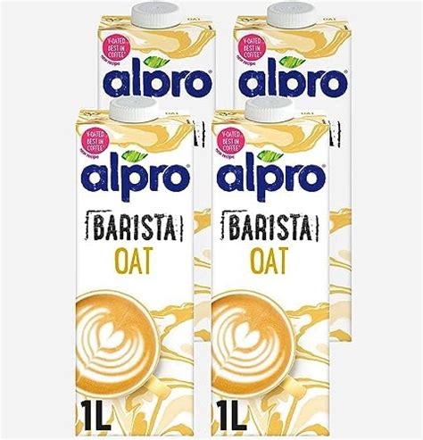 Alpro Oat Barista Drink 100 Plant Based Lactose And Dairy Free Pack Of 4 Each 1 Liter Price