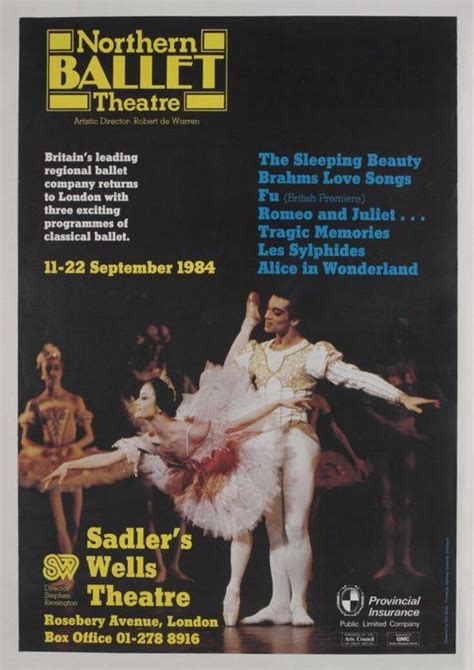 Northern Ballet Theatre Poster Bailey Paul Vanda Explore The Collections