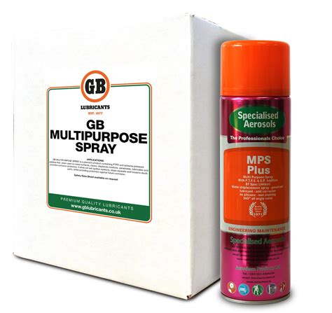 Gb Aerosol Range Gb Lubricants