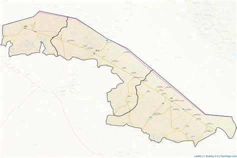 Sample Maps Of Northern Borders Generated With Map Cropping Masking Tool