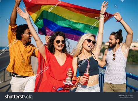 Gay Group Friends Stock Photos Images Photography Shutterstock