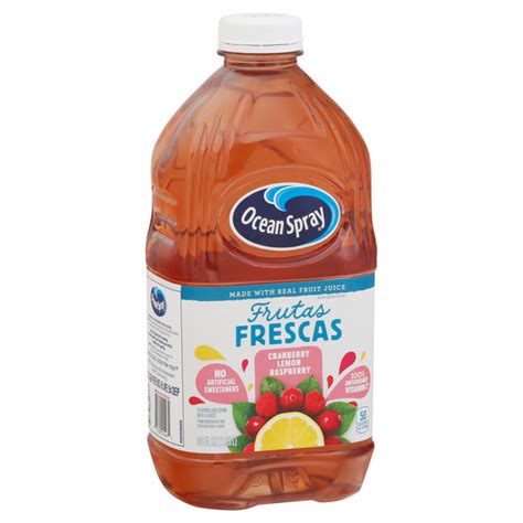 Ocean Spray Frutas Frescas Cranberry Lemon Raspberry Flavored Juice