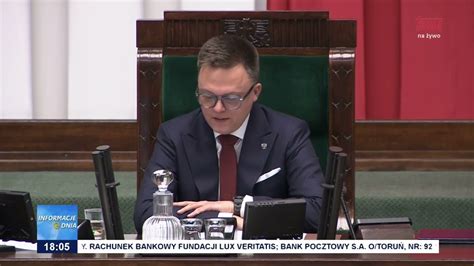 Sejm Nie Udzieli Wotum Zaufania Rz Dowi Premiera Mateusza