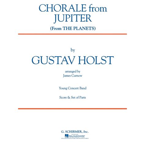 Holst, Gustav - Chorale from Jupiter (from The Planets)