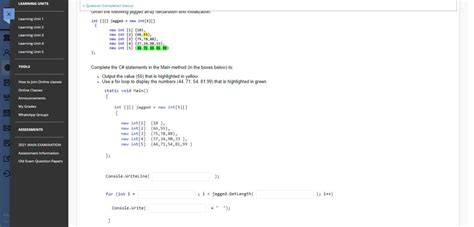 Solved Learning Units Х Learning Unit 1 Learning Unit 2