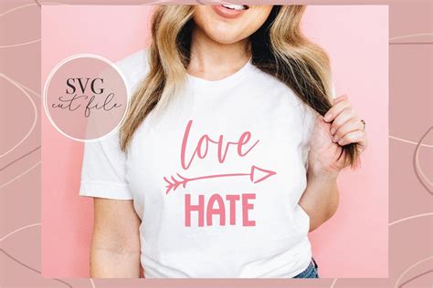 Love Over Hate Svg Graphic By Justonemoreproject · Creative Fabrica