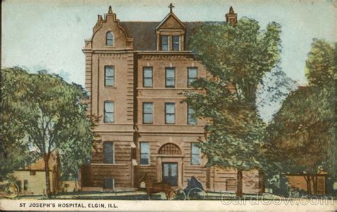 St. Joseph's Hospital Elgin, IL Postcard