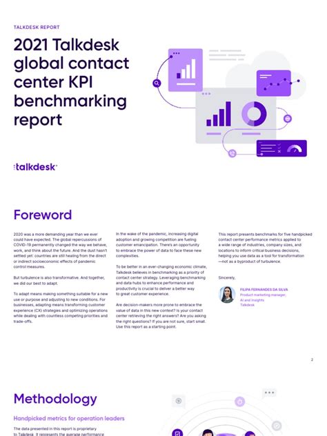 2021 Talkdesk Global Contact Center Kpi Benchmarking Download Free